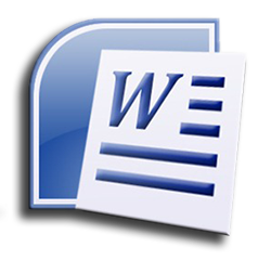 Word Icon with document